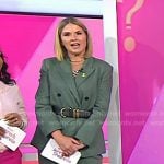 Jenna’s green blazer and pants on Today
