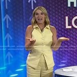 Jenna’s yellow vest and pants on Today