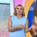Jenna’s blue floral applique dress on Today