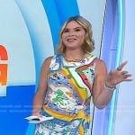 Jenna’s scarf print dress on Today