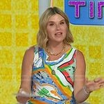 Jenna’s scarf print dress on Today