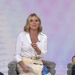 Jenna’s brown leather heel sandals on Today