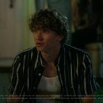 Jeremiah’s blue striped shirt on The Summer I Turned Pretty