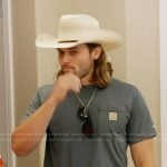 Jesse’s logo tee on The McBee Dynasty Real American Cowboys