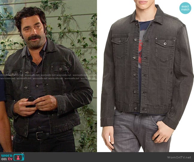 John Varvatos Denim Trucker Jacket