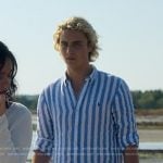 Johnny’s blue striped shirt on We Were Liars