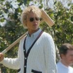 Johnny's white cable knit cardigan on We Were Liars
