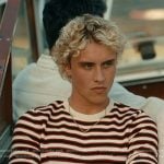 Johnny’s white and red striped sweater on We Were Liars