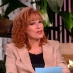 Joy’s beige blazer on The View