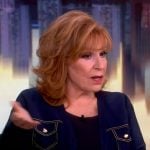 Joy’s contrast stitch cardigan on The View