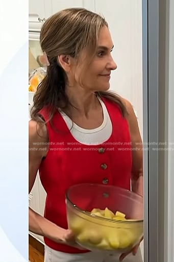 Joy’s red vest on Today