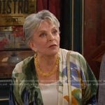 Julie’s floral kimono jacket on Days of our Lives
