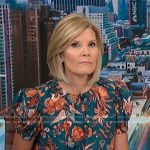Kate’s green floral top on NBC News Daily