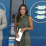 Kaylee’s army green eyelet dress on Today