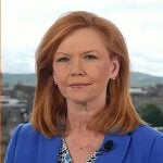 Kelly O’Donnell’s floral v-neck top on Today