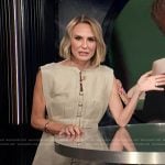 Keltie’s khaki button front mini dress on E! News