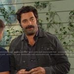 grey denim jacket on Days of our Lives