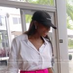 Kiki’s fuchsia pink mini skirt on The Real Housewives of Miami