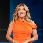 Kit’s orange one shoulder mini dress on Access Hollywood