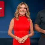 Kit’s red mini dress on Access Hollywood