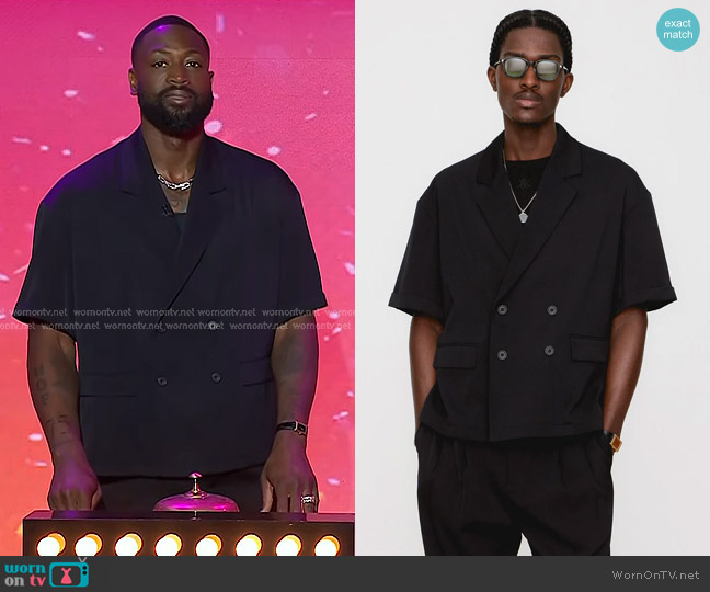 Kith &Kin Ito Blazer worn by Dwyane Wade on Today