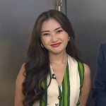 Kylie Sakaida’s green striped dress on Today