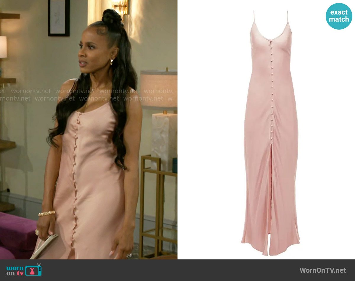 L'Agence Arizona Dress worn by Hayley Lawson (Marquita Goings) on Beyond the Gates
