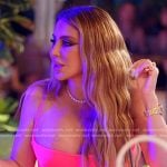 Larsa’s pink corset bodysuit on The Real Housewives of Miami