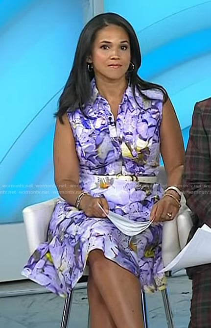 Laura's yellow sleeveless dress on Today
