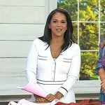 Laura’s white pleated dress on Today