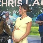 Lauren Bushnell Lane’s yellow cutout dress on Today