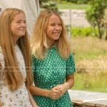 Liberty’s green print shirtdress on We Were Liars