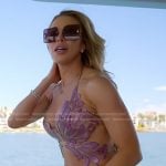 Lisa’s pink butterfly top on The Real Housewives of Miami
