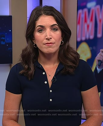 Liz's navy polo dress on Today