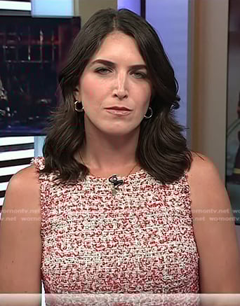 Liz’s tweed sleeveless dress on Today