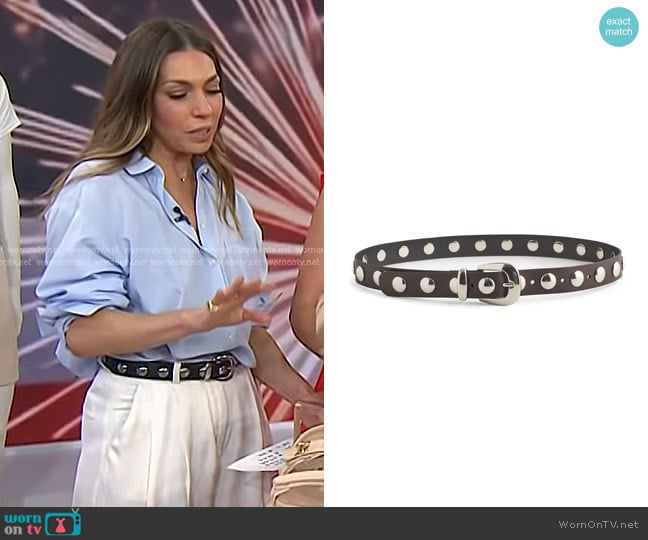 Melissa Garcia’s studded belt on Today