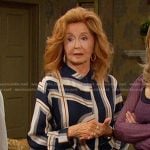 Maggie’s striped dress on Days of our Lives