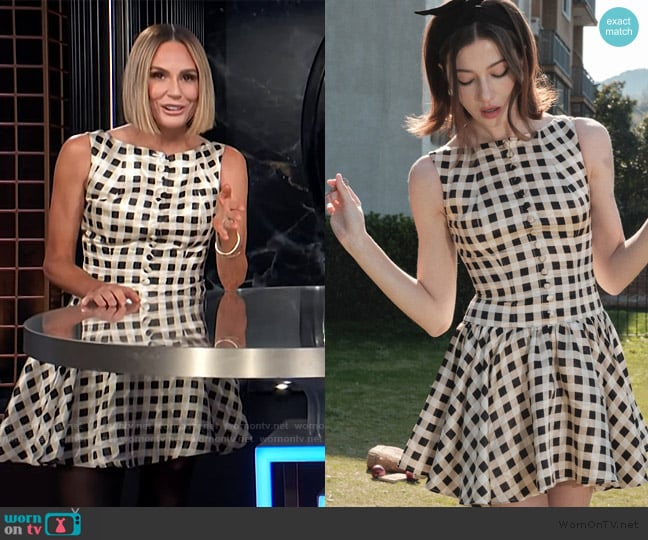 Maison Amory The Dhalia Dress worn by Keltie Knight on E! News
