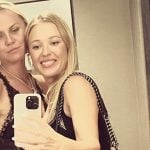 Masha’s black quilted leather bag on The McBee Dynasty Real American Cowboys