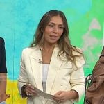 Melissa’s ivory cropped blazer on Today