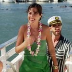 Michelle’s green ruffle dress on The Valley