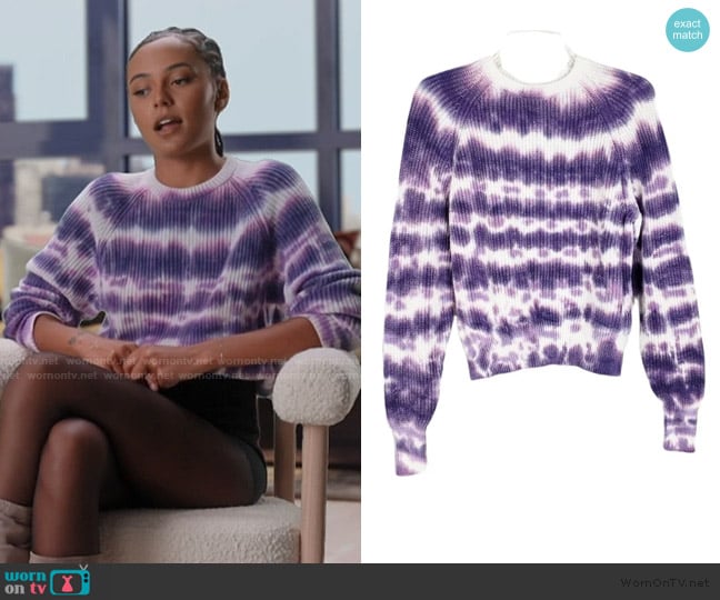 Misa  Tie Dye Sweater worn by Ava Dash on Next Gen NYC