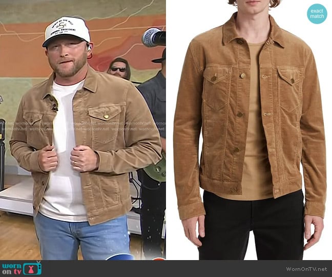 Monfrère Velvet Dean Jacket worn by Cole Swindell on Today