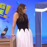 Monica Mangin’s two-tone dress on Live with Kelly and Mark