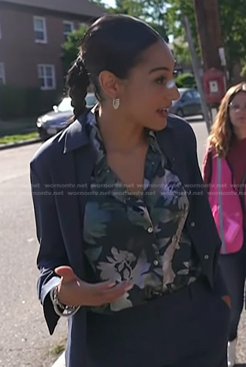 Morgan's green floral shirt on NBC News Daily