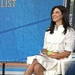 Natalie’s green buckle pumps on Today