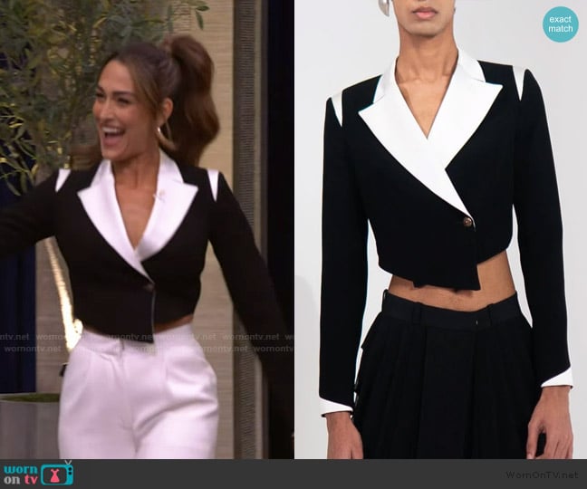 Nazranaa Nova Blazer worn by Nikki Garcia on Live with Kelly and Mark