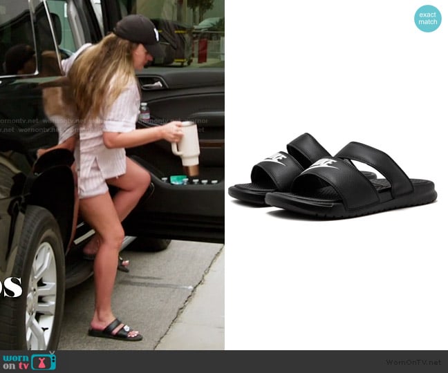 Nike Benassi Duo Ultra Slide worn by Brittany Cartwright on The Valley