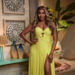 Cynthia’s yellow reunion dress on The Real Housewives of Atlanta