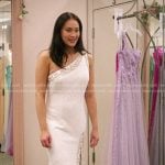 Belly’s white embellished gown on The Summer I Turned Pretty